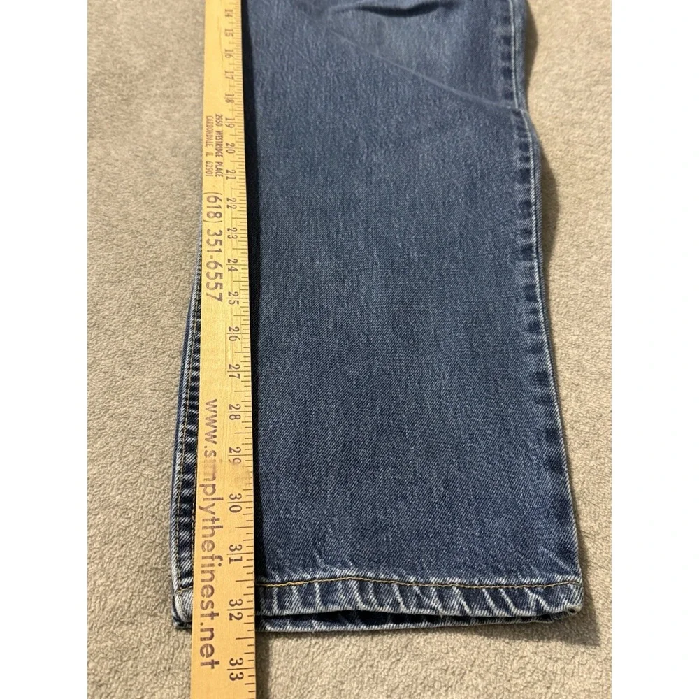 VINTAGE Levi's 550 Jeans Mens 34x32 Blue Relaxed Fit Tapered Leg Made in USA Y2K